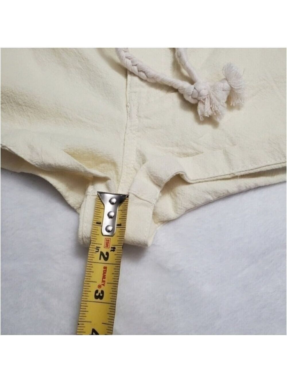 NWT Harlow Coastal Linen Cotton Blend Shorts Yellow M - Picture 8 of 14